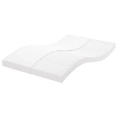 vidaXL Hochresistenter Schaumstoffmatratze - 7-Zonen-Unterstützung - Leicht zu reinigen - 120x200cm - Typ Matratze vidaXL Hochresistenter Schaumstoffmatratze - 7-Zonen-Unterstützung - Leicht zu reinigen - 120x200cm - Typ Matratze