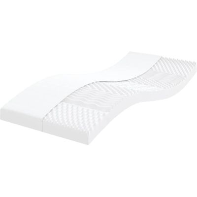 vidaXL Hochresilienz-Schaummatratze - 7-Zonen-Unterstützung - Set aus 2 vidaXL Hochresilienz-Schaummatratze - 7-Zonen-Unterstützung - Set aus 2
