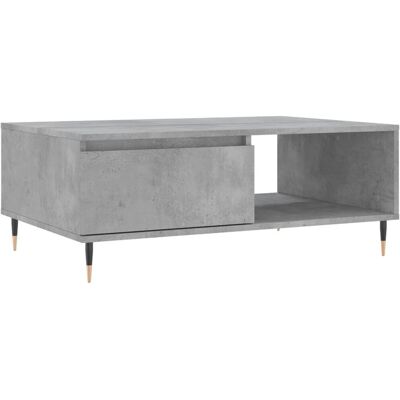 vidaXL 827056 Betonggraue Couchtisch - Beistelltisch vidaXL 827056 Betonggraue Couchtisch - Beistelltisch