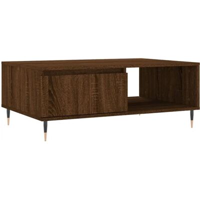 vidaXL 827059 Brauner Eichen-Couchtisch - Beistelltisch vidaXL 827059 Brauner Eichen-Couchtisch - Beistelltisch