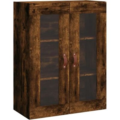 Armoire Murale vidaXL Chêne Fumé - Rangement Salle de Bain - Publicité Armoire Murale vidaXL Chêne Fumé - Rangement Salle de Bain - Publicité