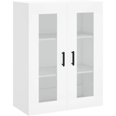 vidaXL Wandmontierter Schrank Weiß - Wandmontage Aufbewahrung - Wohnzimmer Sideboard vidaXL Wandmontierter Schrank Weiß - Wandmontage Aufbewahrung - Wohnzimmer Sideboard