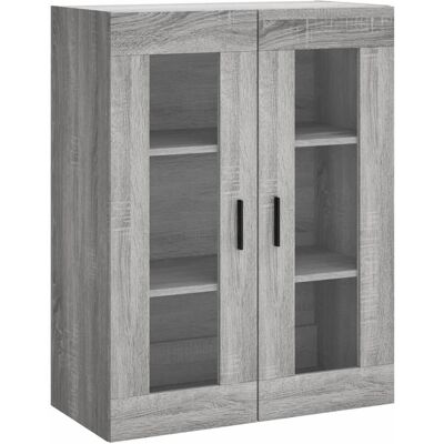 vidaXL Wandmontiertes Schrank Grey Sonoma 69,5x34x90 cm - Wohnzimmer Sideboard vidaXL Wandmontiertes Schrank Grey Sonoma 69,5x34x90 cm - Wohnzimmer Sideboard