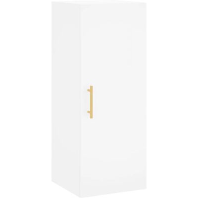 vidaXL Wandmontiertes Aufbewahrungsschrank - Weißer Wand-Schrankschrank - Sideboard vidaXL Wandmontiertes Aufbewahrungsschrank - Weißer Wand-Schrankschrank - Sideboard