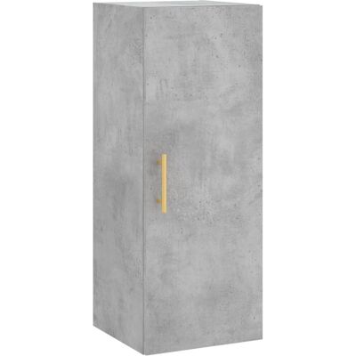 vidaXL 828848 Beton Grau Wandmontierte Anrichte - Wohnzimmermöbel vidaXL 828848 Beton Grau Wandmontierte Anrichte - Wohnzimmermöbel