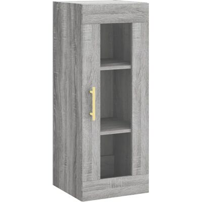 vidaXL Armoire Murale Gris Sonoma - Buffet Salon - Publicité vidaXL Armoire Murale Gris Sonoma - Buffet Salon - Publicité