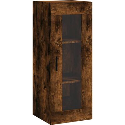 vidaXL Wandmontiertes Schrank Rauch Eiche - Sideboard vidaXL Wandmontiertes Schrank Rauch Eiche - Sideboard
