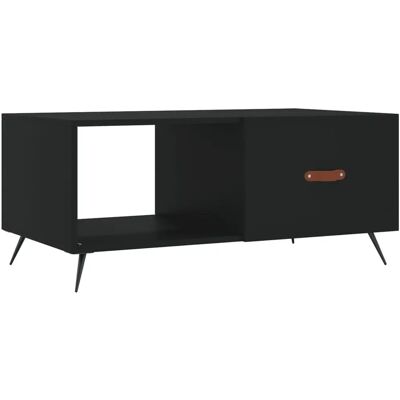vidaXL Schwarzer 90x50x40cm Holzwerkstoff Couchtisch vidaXL Schwarzer 90x50x40cm Holzwerkstoff Couchtisch