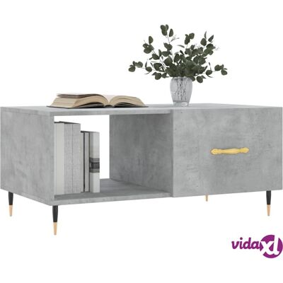 vidaXL Konferenztisch Grau 90x50x40 cm Sperrholz vidaXL Konferenztisch Grau 90x50x40 cm Sperrholz