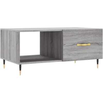 vidaXL Grauer Sonoma Couchtisch - Beistelltisch vidaXL Grauer Sonoma Couchtisch - Beistelltisch