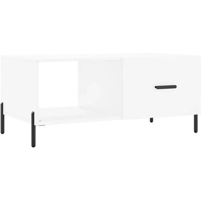 vidaXL Weiße Couchtisch - 90x50x40 cm - Wohnzimmermöbel vidaXL Weiße Couchtisch - 90x50x40 cm - Wohnzimmermöbel