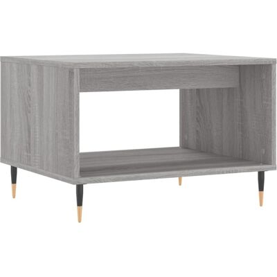 vidaXL Grijze Sonoma Salontafel - 60x50x40 cm vidaXL Grijze Sonoma Salontafel - 60x50x40 cm