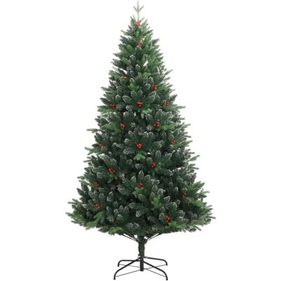 vidaXL 210cm Künstlicher Weihnachtsbaum mit Klappfunktion - Beleuchtet & Realistisch vidaXL 210cm Künstlicher Weihnachtsbaum mit Klappfunktion - Beleuchtet & Realistisch