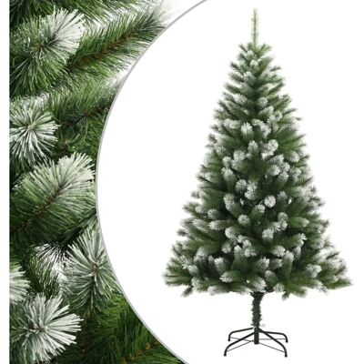 vidaXL 240cm Klapp-Weihnachtsbaum - Geknöpfte Schneedecke vidaXL 240cm Klapp-Weihnachtsbaum - Geknöpfte Schneedecke