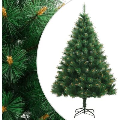 vidaXL 210 cm Künstlicher Klappbarer Weihnachtsbaum mit Ständer vidaXL 210 cm Künstlicher Klappbarer Weihnachtsbaum mit Ständer