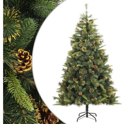 vidaXL Künstlicher Weihnachtsbaum mit Zapfen - Weihnachtsbaum vidaXL Künstlicher Weihnachtsbaum mit Zapfen - Weihnachtsbaum