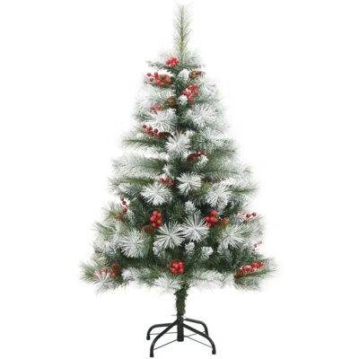 vidaXL - Weihnachtsbaum mit Scharnieren 120 cm - Vorbeleuchtet - Zapfen - Baum vidaXL - Weihnachtsbaum mit Scharnieren 120 cm - Vorbeleuchtet - Zapfen - Baum