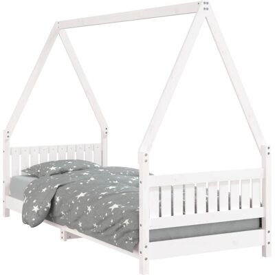 Cadre de lit pour enfants vidaXL en pin blanc - Lit pour enfants - 90x190 cm - Publicité Cadre de lit pour enfants vidaXL en pin blanc - Lit pour enfants - 90x190 cm - Publicité