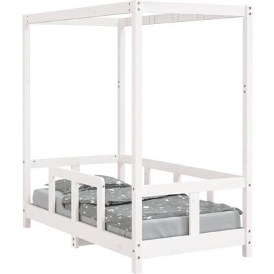 vidaXL Lit bébé blanc Pin - Lit pour enfants vidaXL Lit bébé blanc Pin - Lit pour enfants