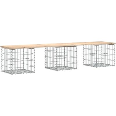 vidaXL Gartentisch - Massives Kiefernholz - 203x44x42 cm vidaXL Gartentisch - Massives Kiefernholz - 203x44x42 cm