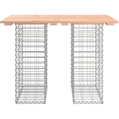 vidaXL Ławka ogrodowa 70x100x72 cm Brązowe Drewno Gabion-Design vidaXL Ławka ogrodowa 70x100x72 cm Brązowe Drewno Gabion-Design