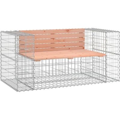 vidaXL Gartentisch Gabionendesign Massives Douglas-Holz - Gartentisch vidaXL Gartentisch Gabionendesign Massives Douglas-Holz - Gartentisch