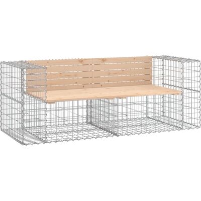 vidaXL Gartentisch Hellbraun Massive Kiefer - Gartenbank vidaXL Gartentisch Hellbraun Massive Kiefer - Gartenbank
