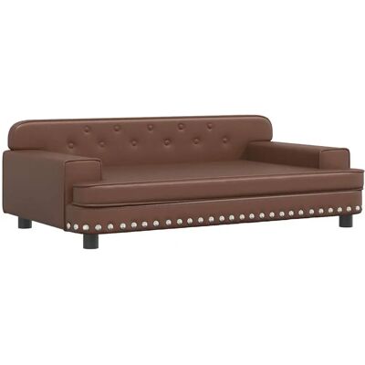 Canapé pour enfants marron 90x53x30cm vidaXL - Canapé pour enfants - Publicité Canapé pour enfants marron 90x53x30cm vidaXL - Canapé pour enfants - Publicité