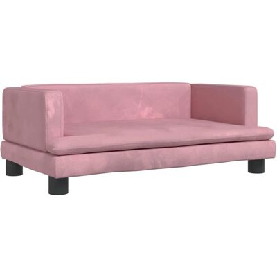 Vidaxl Canapé enfant en velours rose 80x45x30cm - Sofa pour enfants - Publicité Vidaxl Canapé enfant en velours rose 80x45x30cm - Sofa pour enfants - Publicité