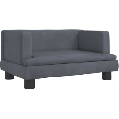 VIDAXL Canapé Enfant Gris Foncé - Confort et Sécurité - Publicité VIDAXL Canapé Enfant Gris Foncé - Confort et Sécurité - Publicité