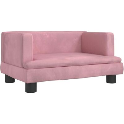 Vidaxl Canapé pour Enfants en Velours Rose 60x40x30cm - Produit pour Enfants - Publicité Vidaxl Canapé pour Enfants en Velours Rose 60x40x30cm - Produit pour Enfants - Publicité