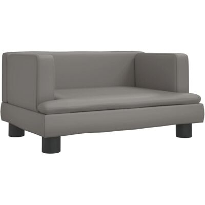 vidaXL Kinderbank Grijs 60x40x30cm - Kinderbank vidaXL Kinderbank Grijs 60x40x30cm - Kinderbank