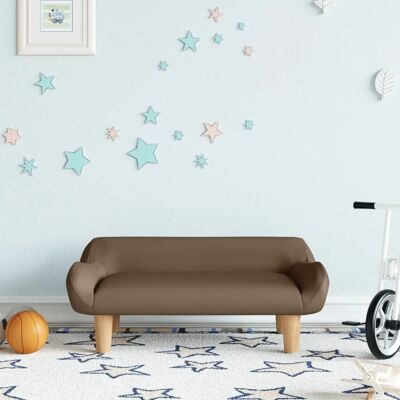 vidaXL Kindersofa Braun 70x40x24 cm - Kindersofa vidaXL Kindersofa Braun 70x40x24 cm - Kindersofa