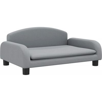 Sofa dla dzieci vidaxl - Jasnoszary - 70x45x30 cm Sofa dla dzieci vidaxl - Jasnoszary - 70x45x30 cm