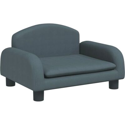 vidaXL Sofa dziecięcy Szary ciemny - Kids sofa vidaXL Sofa dziecięcy Szary ciemny - Kids sofa