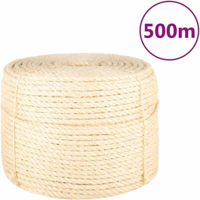 vidaXL Sizalowy sznur 10mm 500m - Sznur vidaXL Sizalowy sznur 10mm 500m - Sznur
