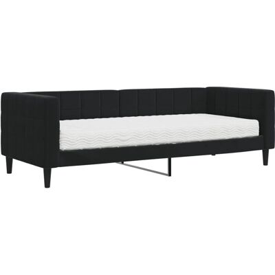 Maisonchic Modelo: 583872 Sofá cama terciopelo negro - Sofá Cama Maisonchic Modelo: 583872 Sofá cama terciopelo negro - Sofá Cama