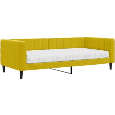 VidaXL Schlafsofa - Moderner Samt 90x200 - Schlafsofa VidaXL Schlafsofa - Moderner Samt 90x200 - Schlafsofa