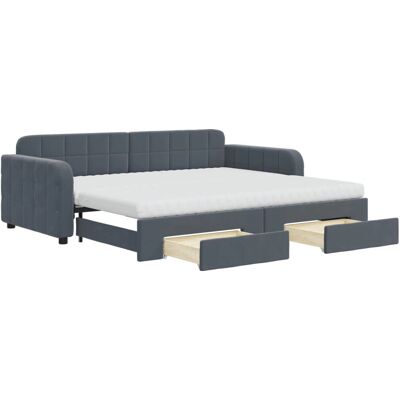 vidaXL sovesofa - 2-i-1 udtrækssoveseng vidaXL sovesofa - 2-i-1 udtrækssoveseng