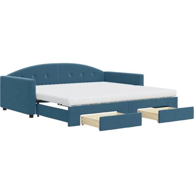 vidaXL Schlafsofa - Blau - Sofa bed vidaXL Schlafsofa - Blau - Sofa bed