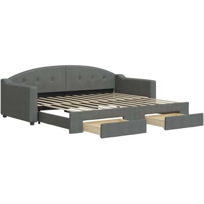 MAISONCHIC Schlafsofa - Vielseitiges 2-in-1 mit Stauraum - Dunkelgrau MAISONCHIC Schlafsofa - Vielseitiges 2-in-1 mit Stauraum - Dunkelgrau