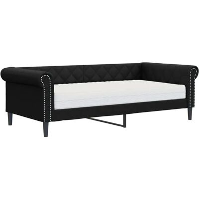 Sofa rozkładana MAISONCHIC - Czarny - Wielofunkcyjny 2w1 - Sofa i łóżko - 90x200cm Sofa rozkładana MAISONCHIC - Czarny - Wielofunkcyjny 2w1 - Sofa i łóżko - 90x200cm