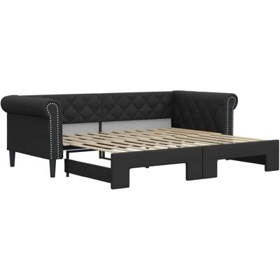 vidaXL Canapé-lit 2-en-1 - Design moderne - 90x200 cm - Publicité vidaXL Canapé-lit 2-en-1 - Design moderne - 90x200 cm - Publicité