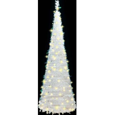 vidaXL Valkoinen keinotekoinen joulukuusi - 120cm 50 tai 150 LED:n kanssa vidaXL Valkoinen keinotekoinen joulukuusi - 120cm 50 tai 150 LED:n kanssa