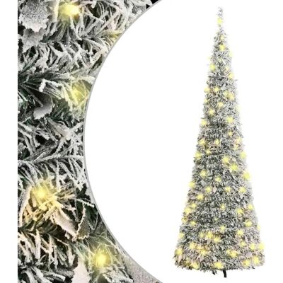 vidaXL 210 cm Künstlicher Weihnachtsbaum mit Schnee - 8 Beleuchtungsmodi vidaXL 210 cm Künstlicher Weihnachtsbaum mit Schnee - 8 Beleuchtungsmodi