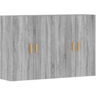 vidaXL Wandmontierte Schränke Grey Sonoma - Sideboard vidaXL Wandmontierte Schränke Grey Sonoma - Sideboard