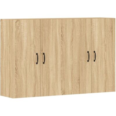 vidaXL Armarios empotrados Sonoma Oak 2 piezas - Mueble de pared vidaXL Armarios empotrados Sonoma Oak 2 piezas - Mueble de pared