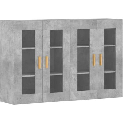 vidaXL Zitkamer Sideboard - Wandkasten - Grijs vidaXL Zitkamer Sideboard - Wandkasten - Grijs