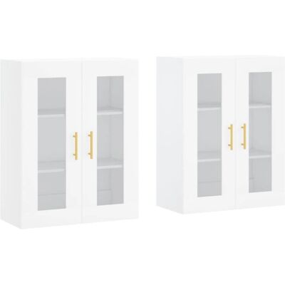 Conjunto de 2 Armarios de Pared vidaXL - Blanco - Armarios de Pared Conjunto de 2 Armarios de Pared vidaXL - Blanco - Armarios de Pared
