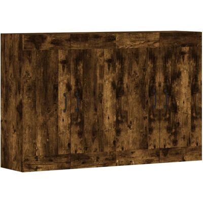 VidaXL 3198030 Wandmontierte Schränke - Rauch Eiche Sideboard VidaXL 3198030 Wandmontierte Schränke - Rauch Eiche Sideboard